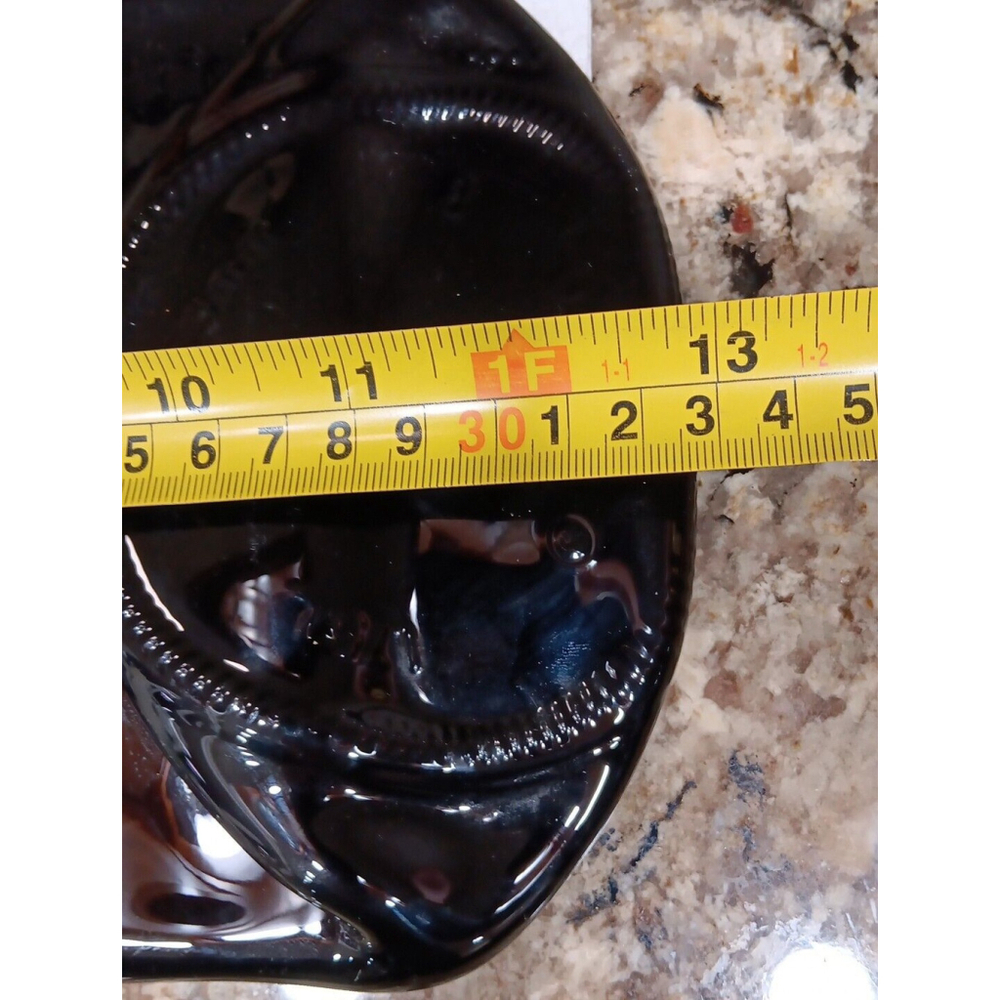 1870 Flat Black Glass Bottle For Displaying Food Serving charcuterie Tray Decor - Picture 16 of 16